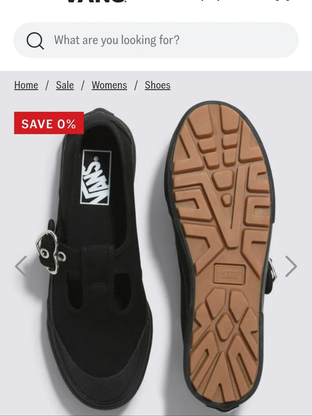 Vans Black Canvas Mary Jane Strap Shoes Style 93